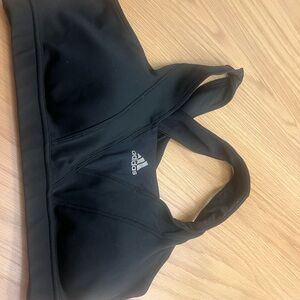 Adidas Black Sports Bra - Large
